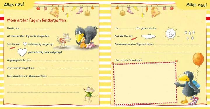 Produktbild Der kleine Rabe Socke: Mein erstes Jahr im Kindergarten (Deutsch, Annet Rudolph, 2018)