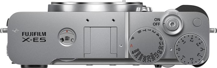 Actual product image Fujifilm X-E5 Silver Body