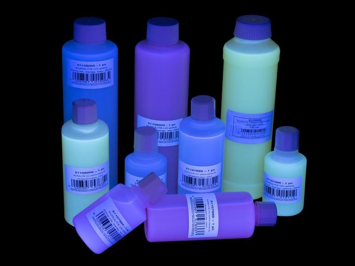 Produktbild Eurolite Schwarzlicht-, UV- Leuchtfarben UV-aktive Stempelfarbe, transp.gelb,250ml 51108006 Transparent-Gelb