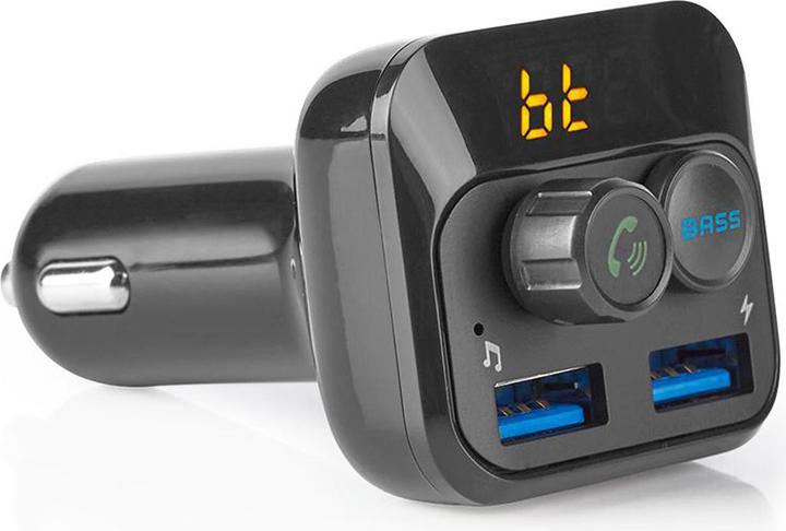 Produktbild Nedis Kfz Audio FM Transmitter Fest freisprechend 1.0 " LED Bildschirm Bluetooth® 5.0 V DC / 1.0 A