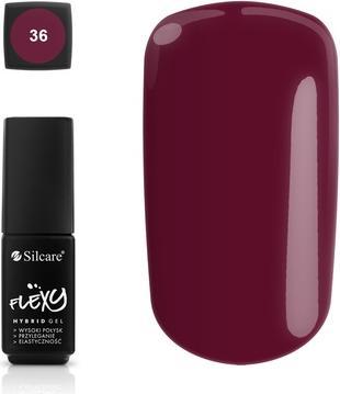 Immagine prodotto Silcare Flexy Hybrid Gel Lacca ibrida 36 4,5G (Purple, Smalto per unghie effetto gel)