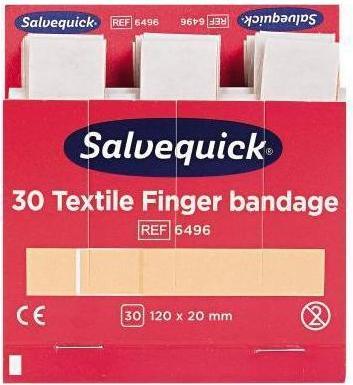 Actual product image Cederroth Salvequick finger bandage 6496 elastic 30 pcs./pack. (30 x)