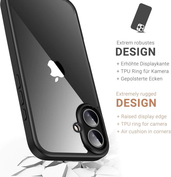 Actual product image JT Berlin BackCase Pankow Hybrid (Apple iPhone 16 Plus)