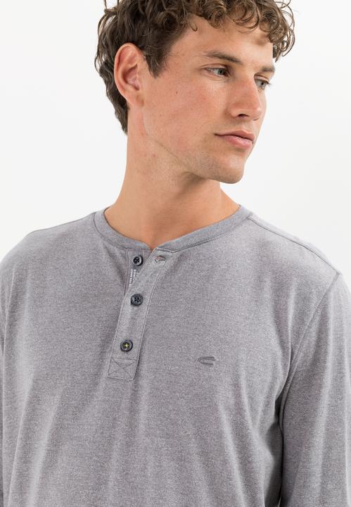 Produktbild Camel Active Langarm Henleyshirt aus nachhaltigen Baumwollmix (4XL)