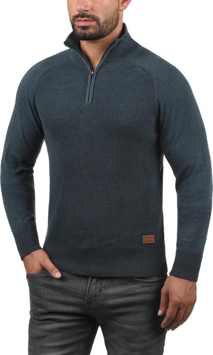 Immagine prodotto Blend Ganbolf Maglione In Maglia Grossa Pullover Con Colletto Troyer In Cotone 100% Stampa (L)