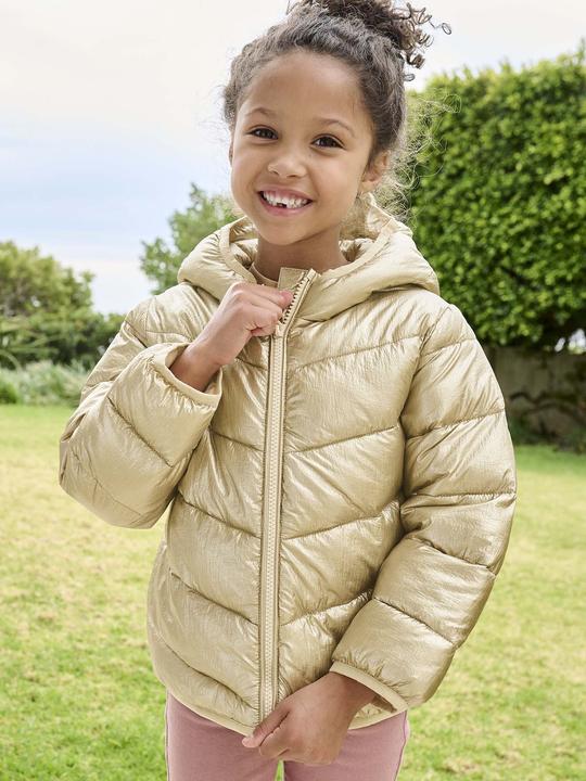 Immagine prodotto Vertbaudet Glänzende Mädchen Light-Steppjacke mit Kapuze, Recycling-Polyester (92)