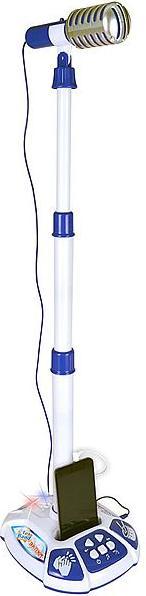 Actual product image Bontempi Vintage stage microphone blue