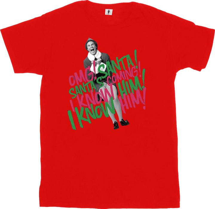Elf Santa's Coming TShirt (XL)