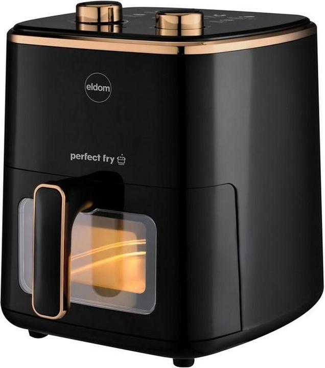 Produktbild Eldom Fettfreie Fritteuse FRITTA Fassungsvermögen 5 0 l regulierbar Temp. Uhr 1500 W (EU-Stecker)