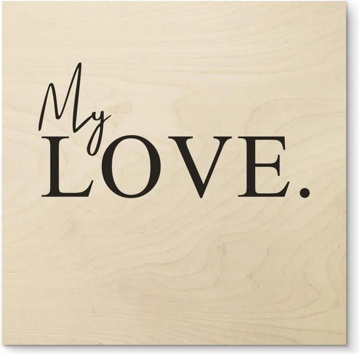 Produktbild Trenddeko My Love (15 x 15 cm)