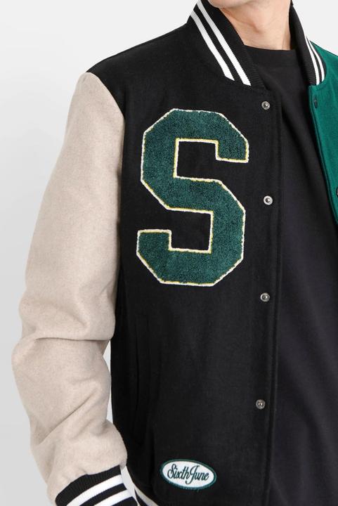 Actual product image Sixth June Two-tone varsity jacket (L)