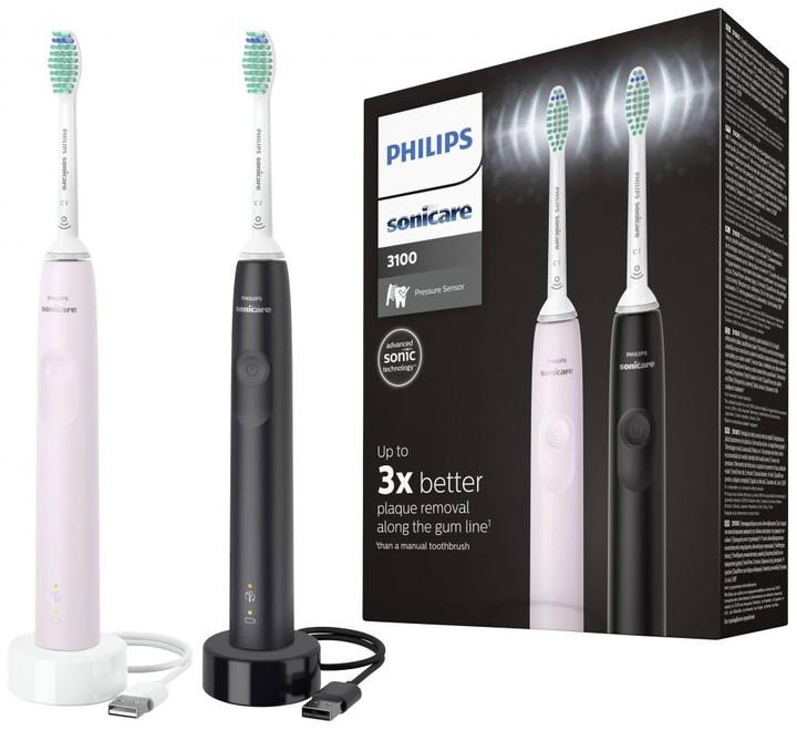 Produktbild Philips Sonicare Series 3100 Doppelpack (Schallzahnbürste)