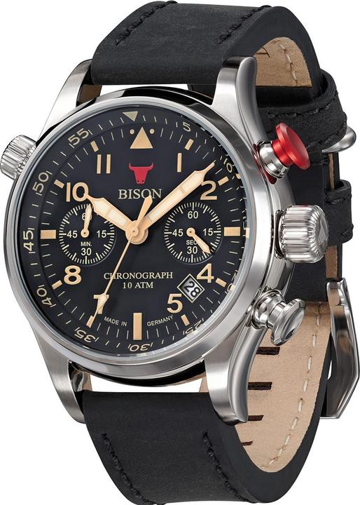 Carl von Zeyten BI007BK Bison 7 (Chronograph)