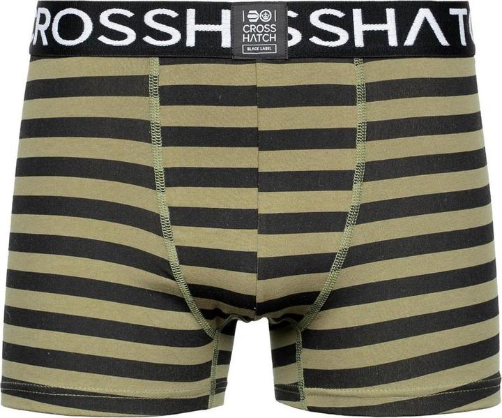 Actual product image Crosshatch Mens Gridline Boxer Shorts (Pack of 3) (L, pack of 3)