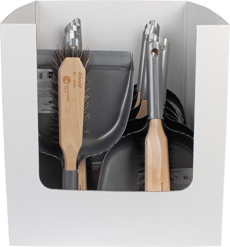Produktbild Ebnat Display Kehrgarnitur Click Metall Oeko mit 22 Sets (22 Stk.)