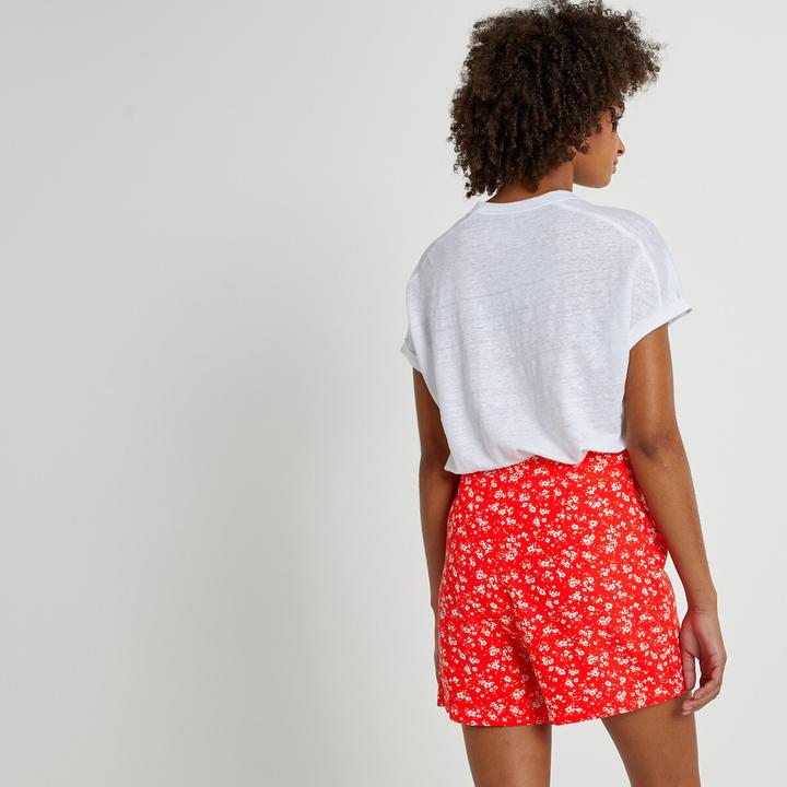 Produktbild La Redoute Collections T-Shirt aus Leinen mit Rundhalsausschnitt (L)