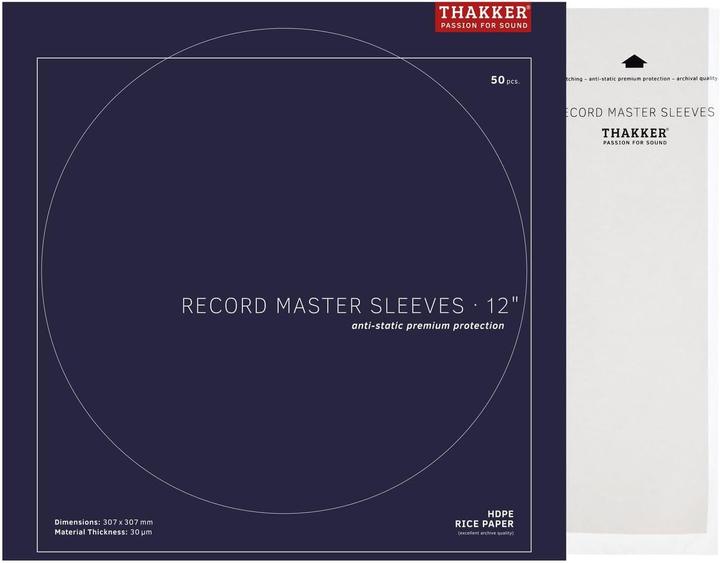 Image du produit Thakker Manchons Record Master (Plaques)