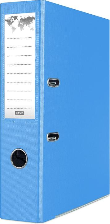 Produktbild Basic Ordner BASIC-S, mit Schiene, PP, A4/75, lichtblau (A4)