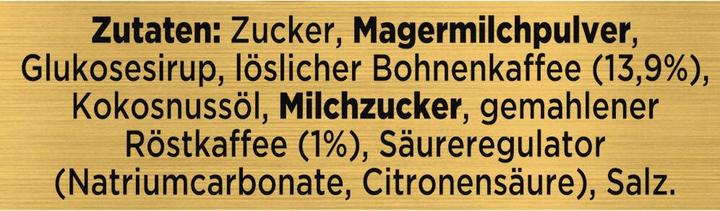 Nährwerte und Zutaten Nescafé Cappuccino Cremig Zart (250 g)