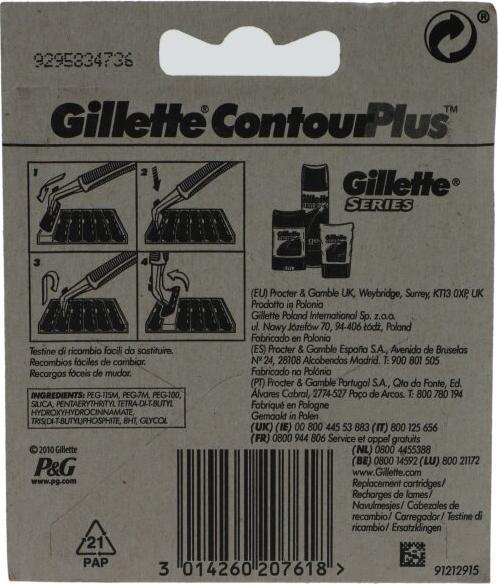 Immagine prodotto Gillette Contorno Plus (10 x)