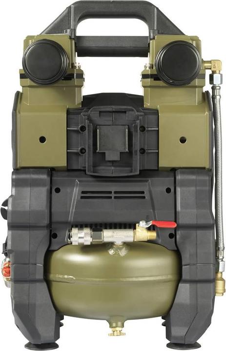 Productafbeelding Toolcraft Luchtcompressor 12 VDC, 18 VDC/ 230 VAC 9 bar (9 bar, 5 l)