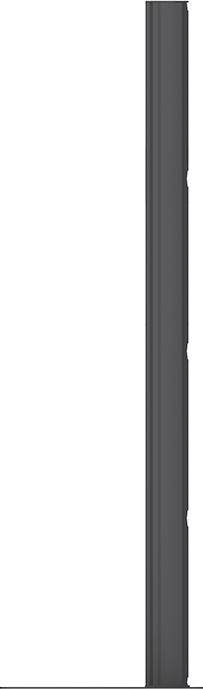 Image du produit Multibrackets Plaque de sol avec colonne, pour série Pro, aluminium, noir