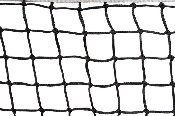 Actual product image Court Royal Tennis net single, with tensioning rope at the bottom