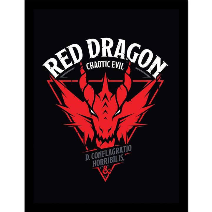 Dungeons & Dragons D. Conflagratio Horriblis Framed Poster (40 x 30 cm)