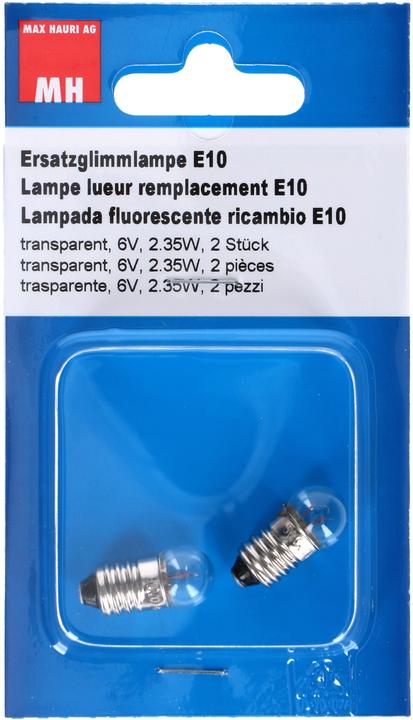 Produktbild Max Hauri Glühlampe (E10, 2.35 W, 25 lm, 2 x)