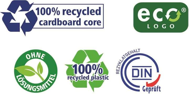 Image du produit tesa tesapack ECO & STRONG Ruban d'emballage - Ruban d'emballage écologique en plastique 100 % recyclé (50 mm)