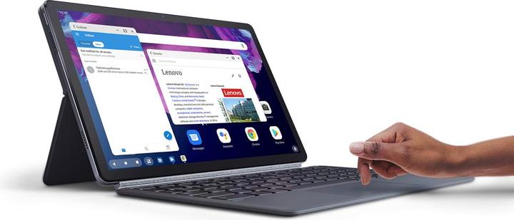 Produktbild Lenovo Tab P11 inkl. Tastatur, Precision Pen 2 (4G, 11", 128 GB, Grau)