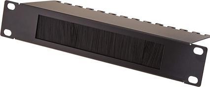 Delock Cable Management Brush Strip with Cable Support Plate