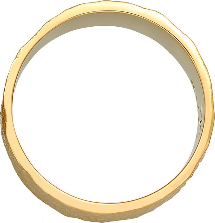 Actual product image Kuzzoi Ring Mens Band Ring Organic Structure 925 Silver (56, 925 Silver)