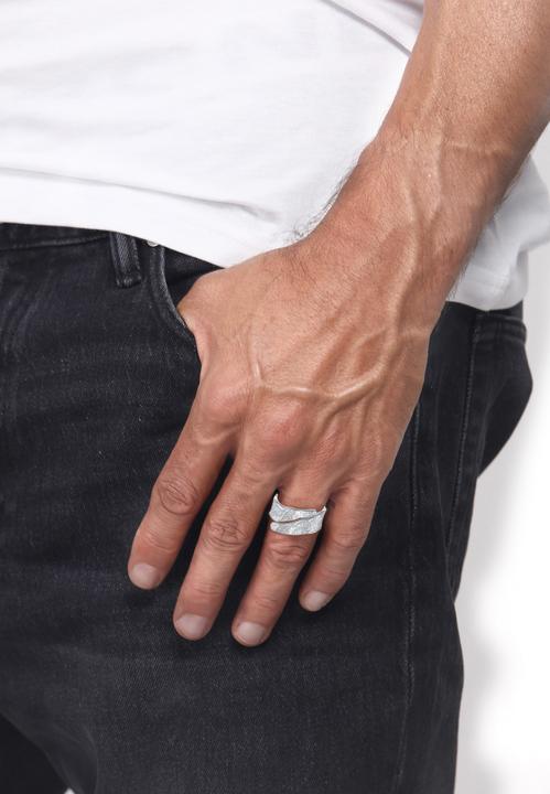 Actual product image Kuzzoi Band ring (64, 925 Silver)