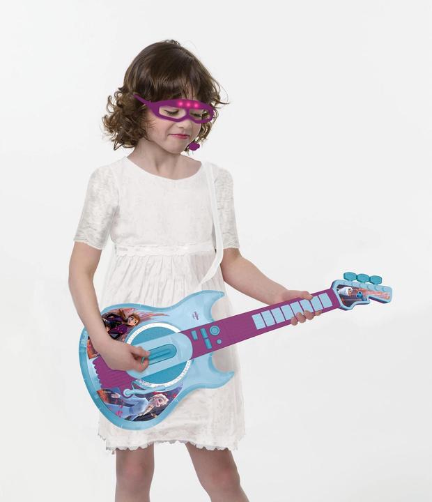 Actual product image Lexibook Disney Frozen - Electronic Lighting Guitar (K260FZ) (Multilingual)
