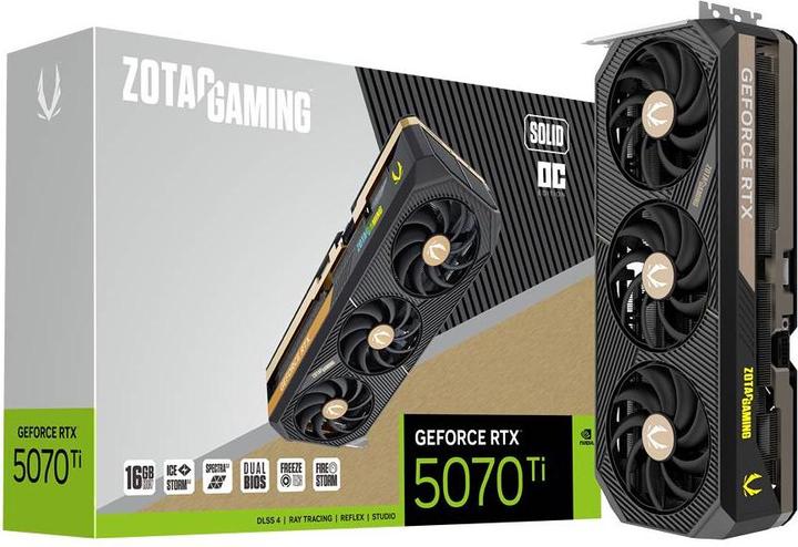 Produktbild Zotac GeForce RTX 5070 Ti Solid OC (16 GB)
