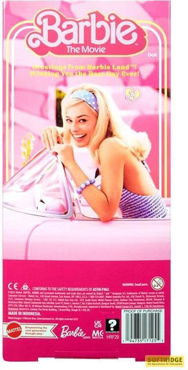 Actual product image Barbie The Movie Puppe im Pink Power Jumpsuit
