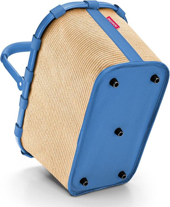Actual product image reisenthel Einkaufskorb Carrybag Frame Raffia Blue