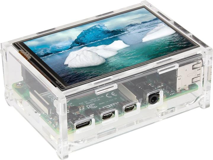 Actual product image Raspberry Pi Pi case for 3.2" touch screen display