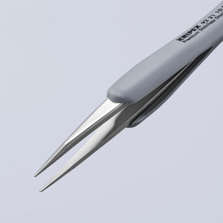 Image du produit Knipex Brucelles de précision avec poignées en caoutchouc ESD