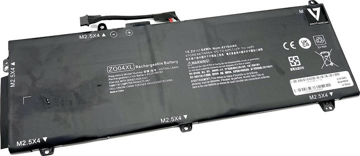 Actual product image V7 Bat Hp Zbook Studio G3 G4 (4 Cells, 4210 mAh)
