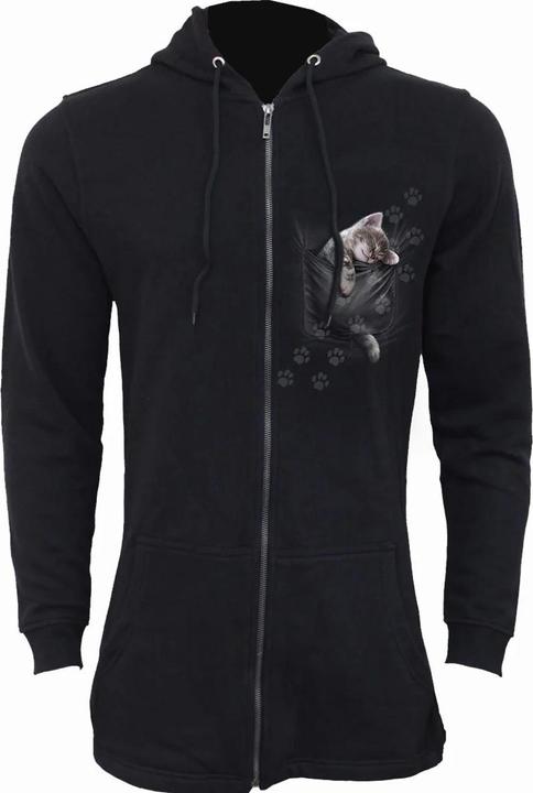 Spiral Hoodie mit durchgehendem Reissverschluss (S)