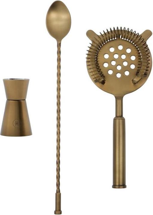 House Doctor Cocktail set, HDBaar, antique brass finish (Cocktail set)
