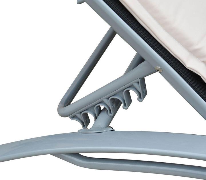 Immagine prodotto Outsunny Sedia a sdraio in alluminio (170 cm)
