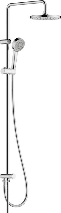 Produktbild Hansa Basic Duschsystem mit wasserführender Brausestange, mit flexiblen Anschlussschläuchen (1 Strahlarten, 9.60 l/min)