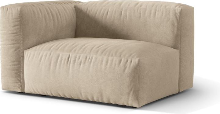 Actual product image Micadoni Modul Left, "Martina", 1 Seat, 121x106x75 Made in Europe (2 person sofa, 3-seater, 4-seater)