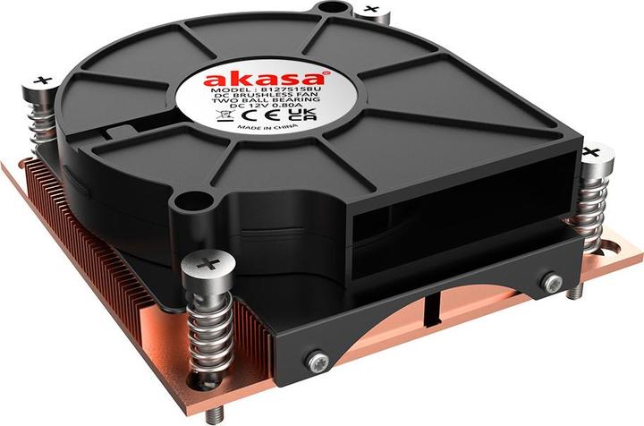 Image du produit Akasa AK-CC7401BP01 système de refroidissement pour ordinateur Processeur Air cooler Noir 1 pc(s) (30.50 mm)