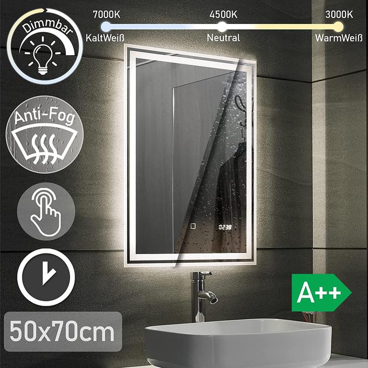 Image du produit Miroir de salle de bain LED