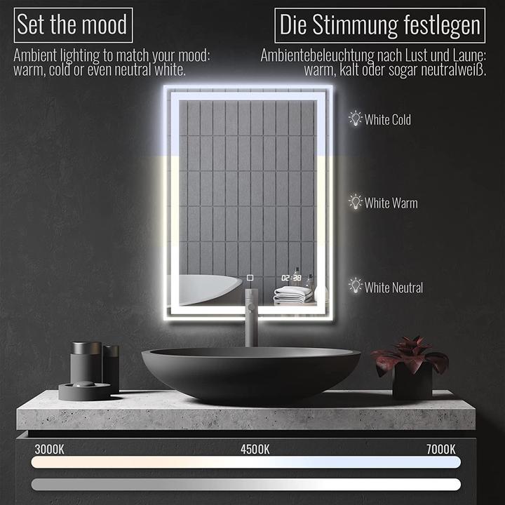 Image du produit Miroir de salle de bain LED