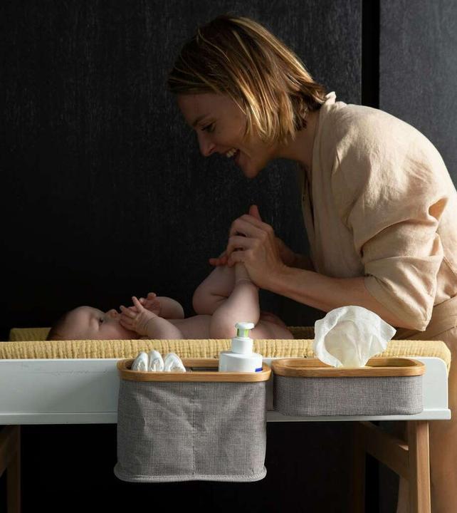 Actual product image Quax Hanging basket for changing table Care Cotton